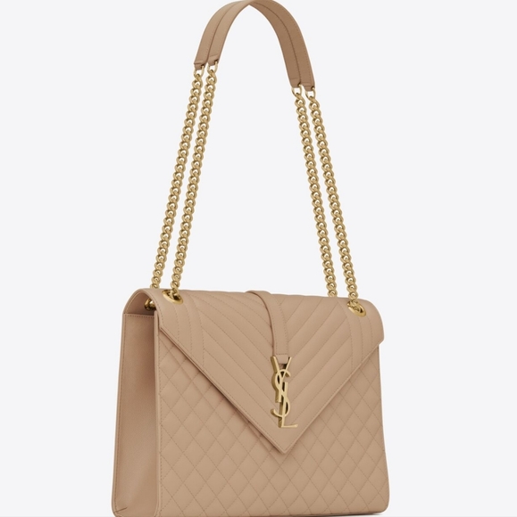 SAINT laurent Envelope quilted large handbag - Picture 11 of 13